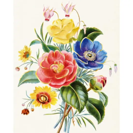 8" x 10" Floral Canvas Painting Kit by Craft Smart&reg; {1}