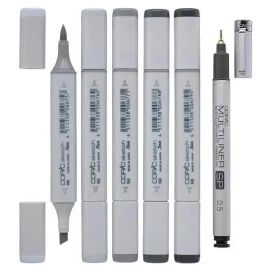 Copic&reg; Sketching Grays Sketch Marker Set {1}