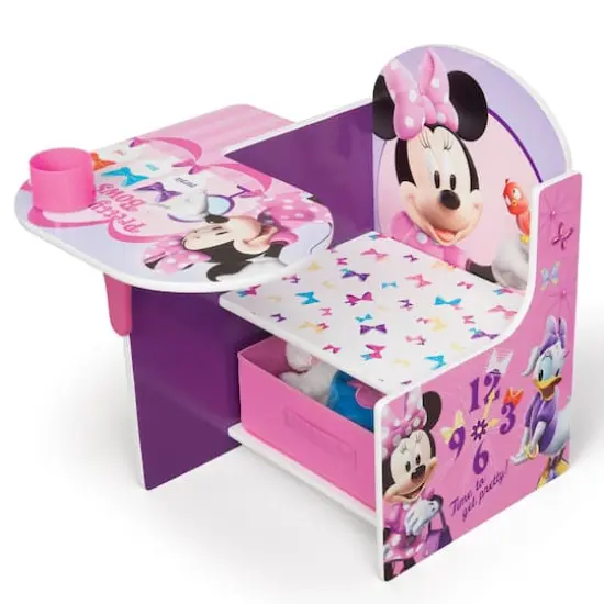 Disney&reg; Minnie Mouse Chair Desk with Storage Bin {1}