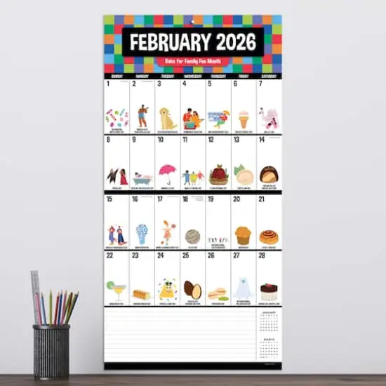 2026 Every Day's A Holiday Wall Calendar {4}