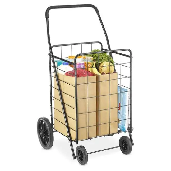 Whitmor Deluxe Black Rolling Utility Cart {3}