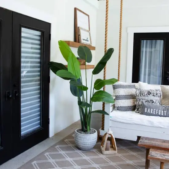 6ft. UV-Resistant Artificial Traveler's Palm Tree {3}