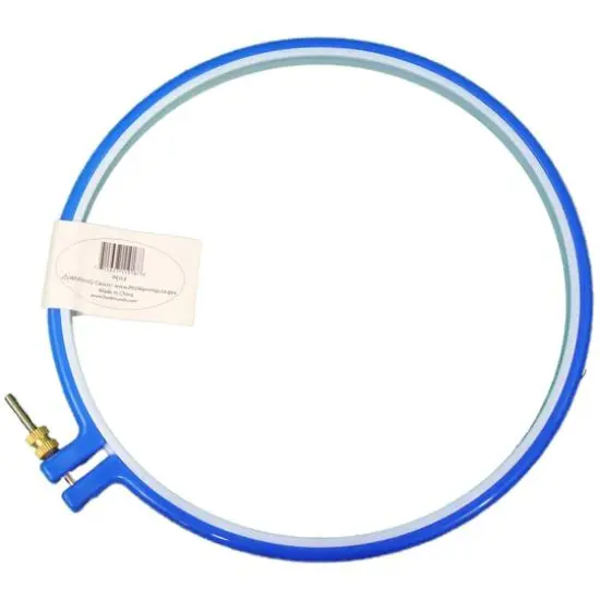 Frank A. Edmunds 8" Blue Plastic Embroidery Hoop {3}