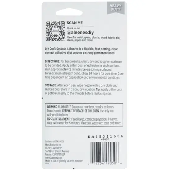 Aleene's&reg; 1.5oz. DIY Craft Outdoor Adhesive {4}