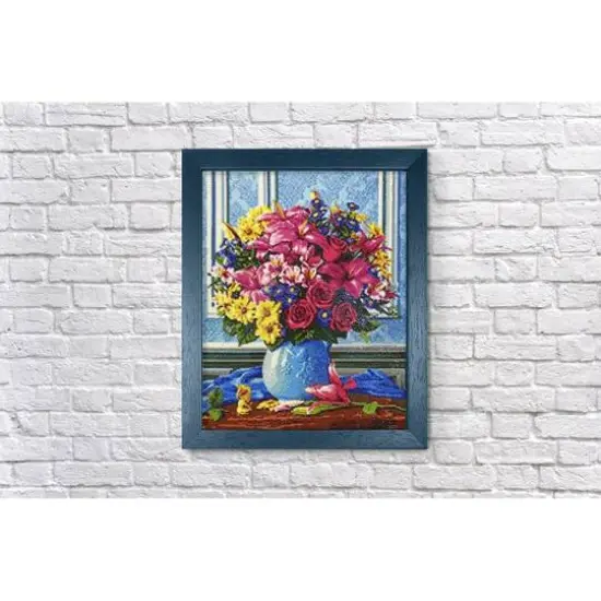 Wizardi Colorful Bouquet Diamond Painting Kit {3}