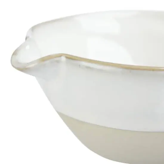 Hello Honey&reg; Assorted Stoneware White Batter Bowls Set {4}