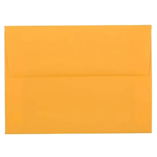 JAM Paper A6 Colored Invitation Envelopes, 50ct. Ultra Orange {1}