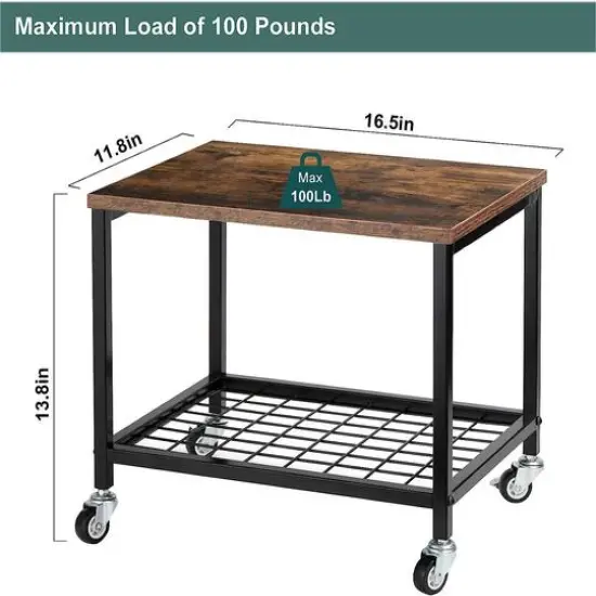 NEX&trade; 2-Tier Under Desk Printer Stand {3}
