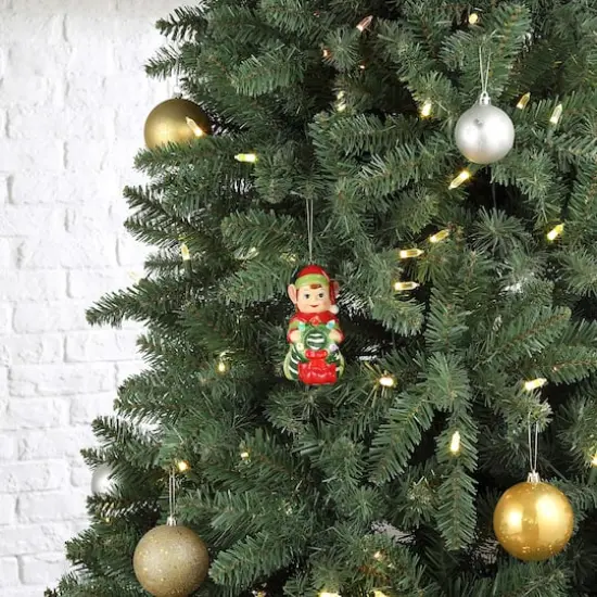 Mr. Christmas Nostalgic Ceramic Elf Ornament {3}