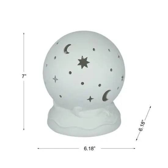 7" DIY Ceramic LED Crystal Ball D&eacute;cor by Make Market&reg; {8}