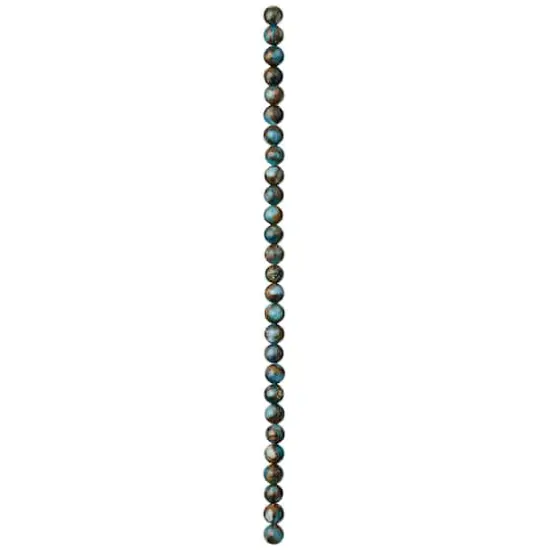 Light Blue Impression Jasper Round Beads, 6mm by Bead Landing&trade; {4}