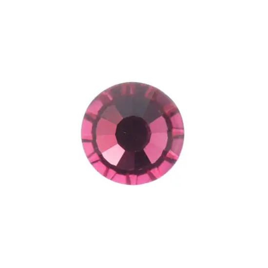 John Bead Crystal Lane SS30 Glass Round Flatback Rhinestones, 288ct. Light Rose {3}