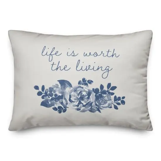 Because He Lives 14" x 20" Throw Pillow {3}