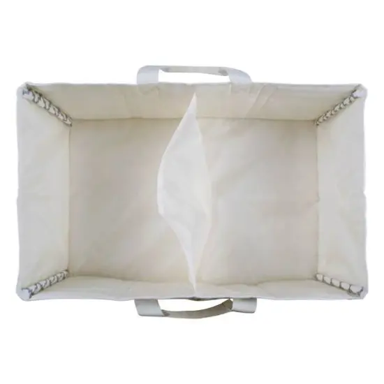 Navy Polyester Lattice Rectangle All Purpose Storage Bin {3}