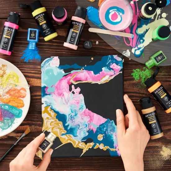 Arteza&reg; 60 Color Mica Powder Set {7}