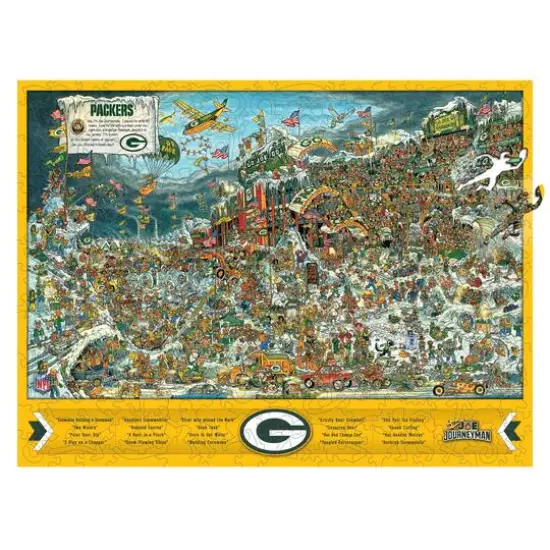 Joe Journeyman NFL Wooden Puzzle Green Bay Packers {1}
