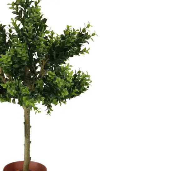 26" Potted Two-Tone Artificial Sweet Grass Tree {4}