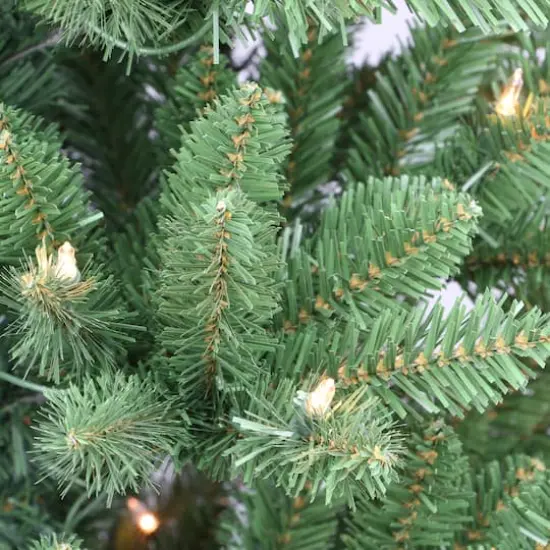 5ft. Pre-Lit Carson Pine Artificial Christmas Tree, Clear Lights {3}