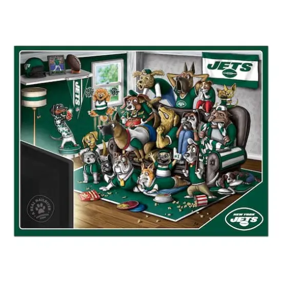 NFL Purebred Fans A Real Nailbiter 500 Piece Puzzle New York Jets {5}