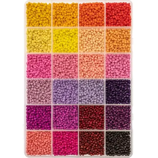 8/0 Bright Glass Seed Beads, 10.5oz. by Bead Landing&trade; {1}