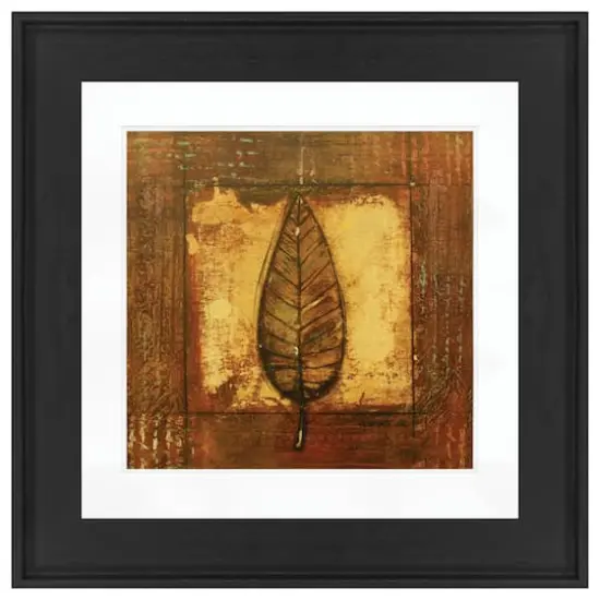 Timeless Frames&reg; Autumn Leaf IV Print Black Framed Wall Art {1}