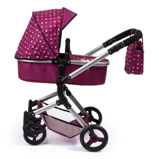 Bayer Design Neo Vario Dark Pink Baby Doll Pram Set {1}