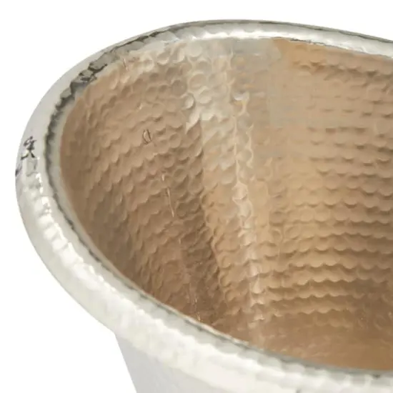 Silver Aluminum Traditional Wine Holder, 11" x 16" x 12" {5}