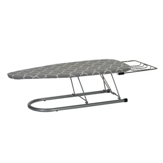 Household Essentials Steel Top Table Top Ironing Board with Iron Rest {1}