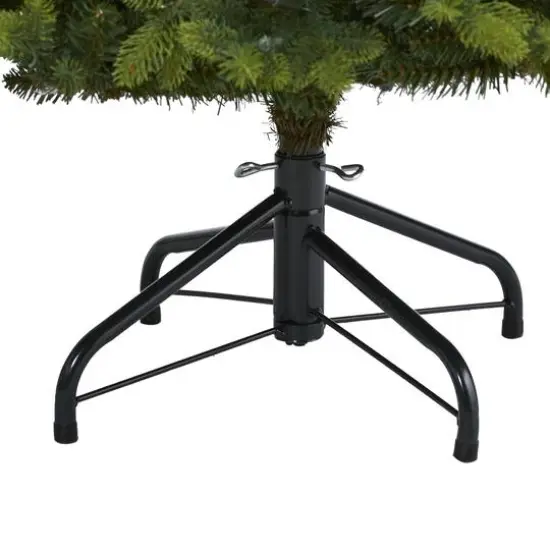 6ft. Pre-Lit North Carolina Fir Artificial Christmas Tree, Clear LED Lights {5}