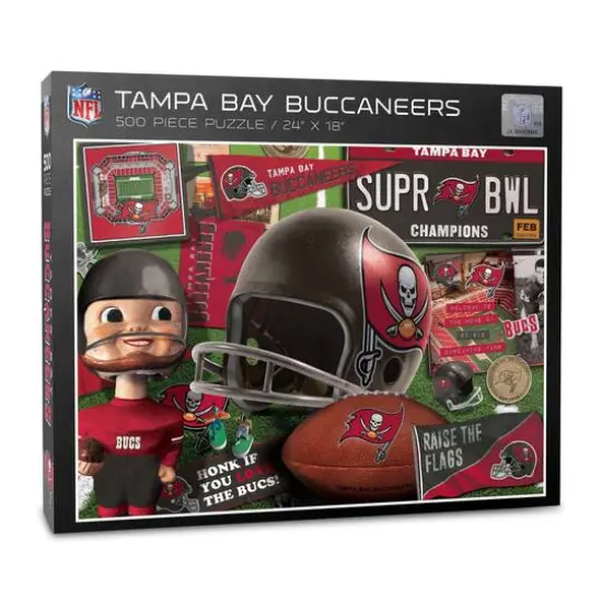 NFL Retro Series 500 Piece Puzzle Tampa Bay Buccaneers {1}