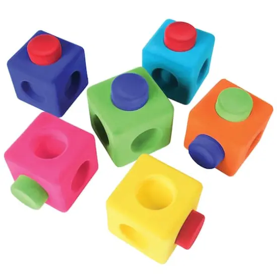 Rubbabu Rubbablox Natural Rubber Foam Building Block Set {4}