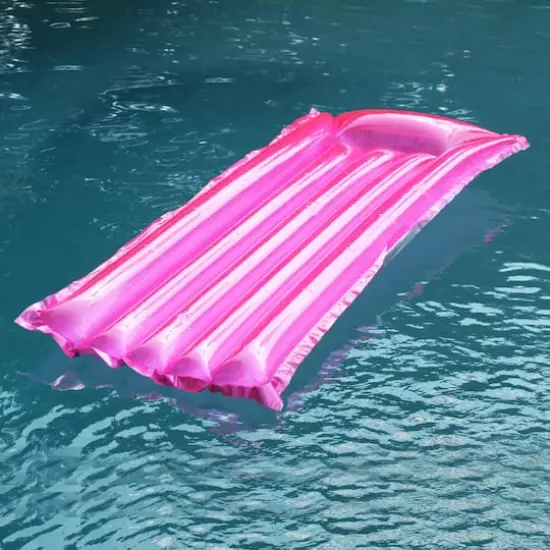 Swimline 6ft. Pink Inflatable Reflective Sun Tanner Pool Float {3}