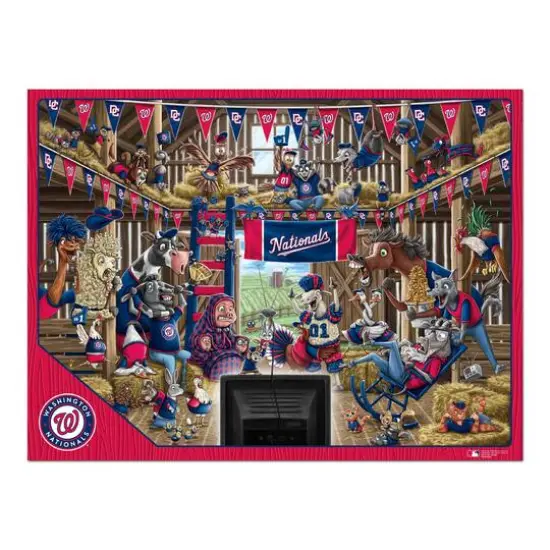 MLB Barnyard Fans 500 Piece Puzzle Washington Nationals {5}
