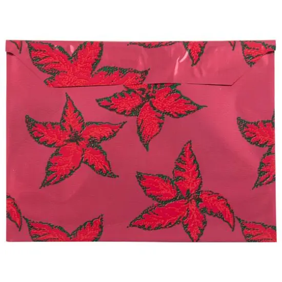 JAM Paper 5" x 6.12" Red Holly Premium Foil Self Adhesive Closure Booklet Envelopes {4}