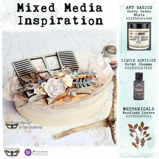 Finnabair&reg; Art Basics White Heavy Gesso, 8.5oz. {5}