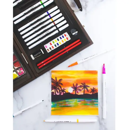 Art 101 Multimedia Illustration Wood Art Set {5}