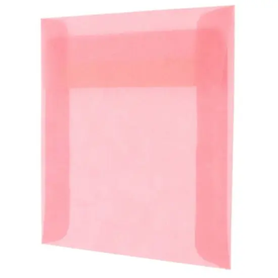 JAM Paper 6" x 6" Translucent Vellum Invitation Envelopes, 25ct. Blush Pink {4}