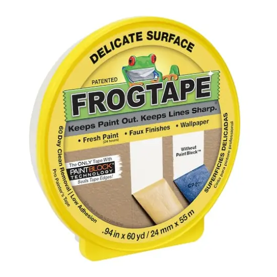 FrogTape&reg; Yellow Delicate Surface Painter's Tape , 0.94" x 60yd. {4}