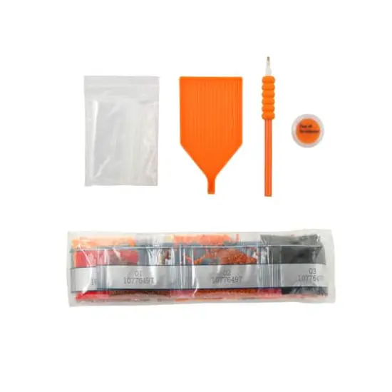 16" x 20" Jack-o'-Lanterns Diamond Art Kit by Make Market&reg; {4}