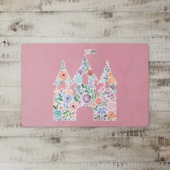 Floral Castle 18" x 27" Floor Mat {3}