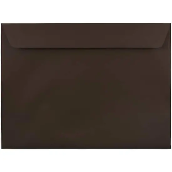 JAM Paper 9.5x12.62 Chocolate Brown Premium Booklet Envelopes 50ct. {1}