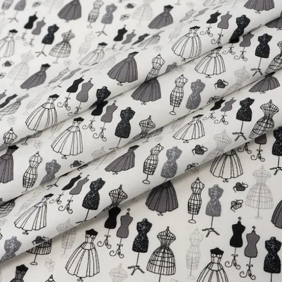 SINGER Dress Forms Cotton Fabric {3}
