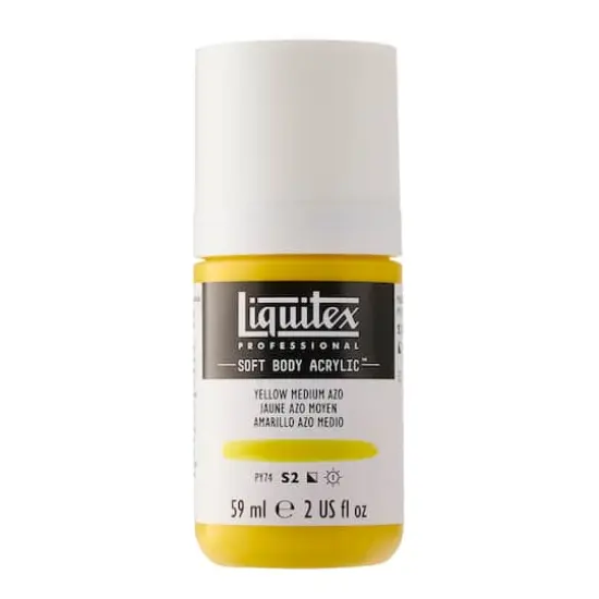 Liquitex&reg; Professional Soft Body Acrylic Bottle, 2oz. Yellow Medium Azo {10}