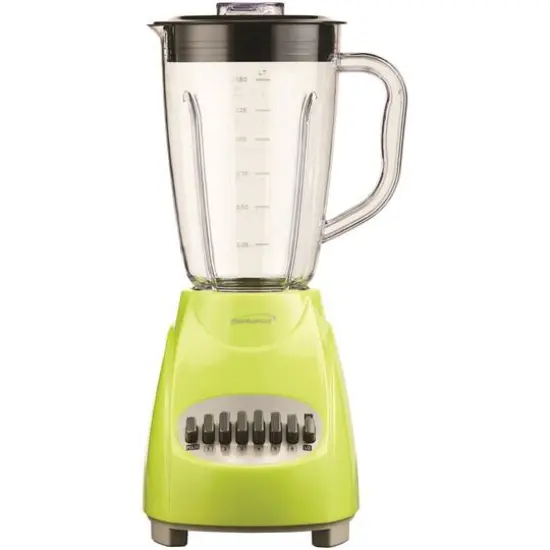 Brentwood Lime Green 12-Speed + Pulse Electric Blender {5}