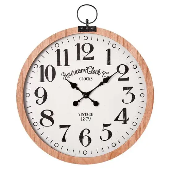 American Clock Co. Vintage Pocket Watch Wall Clock - 27.5" {9}