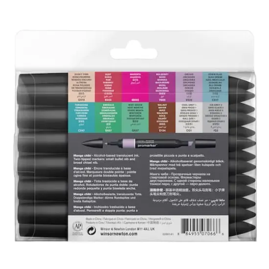 Winsor & Newton&reg; ProMarker&trade; Manga Chibi 13 Marker Set {3}