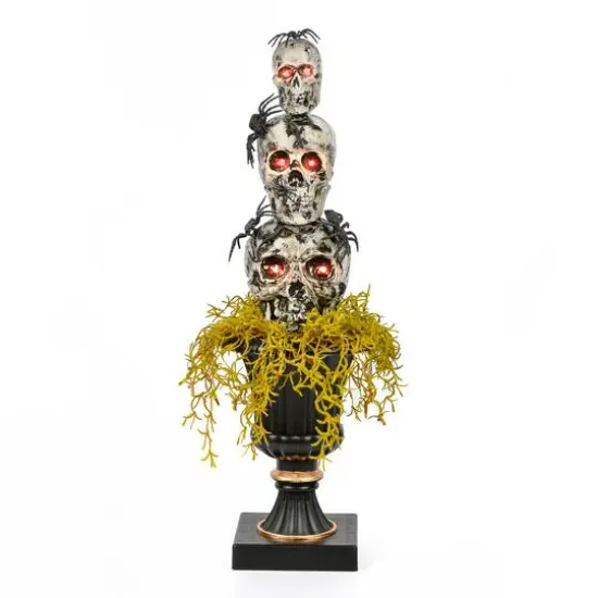 32'' Pre-Lit Skull Tower Halloween D&eacute;cor {1}