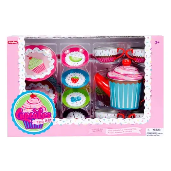 Schylling Cupcake Tin Tea Set {4}
