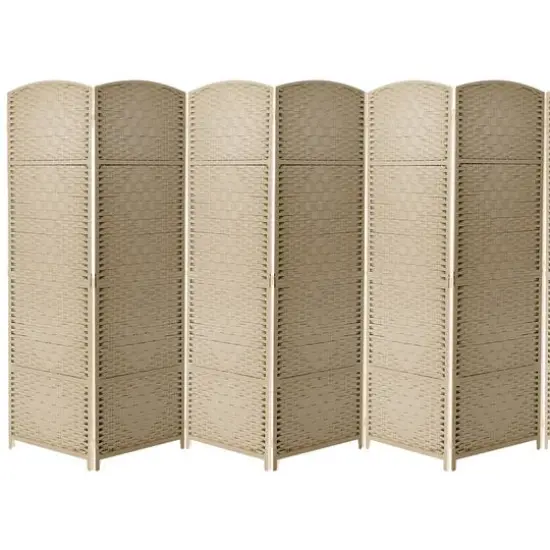 Sorbus 6-Panel Room Divider Beige {1}