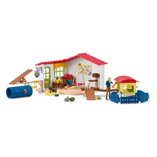 Schleich Farm World Pet Hotel Animal Playset {1}
